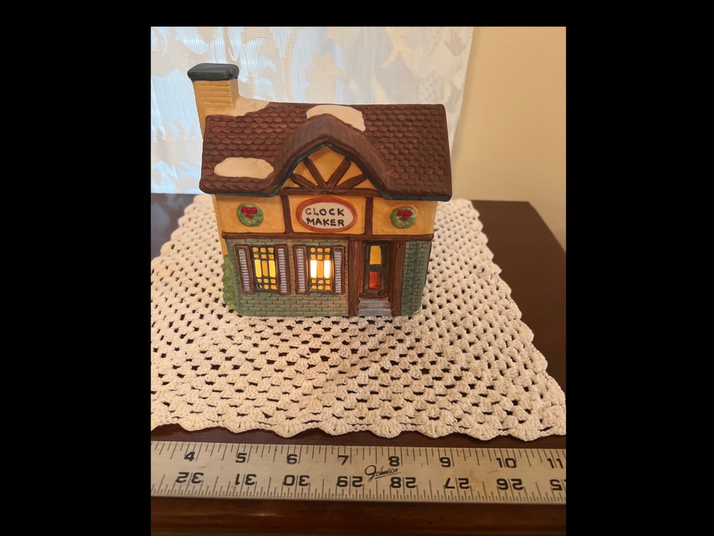 Christmas Village ~ Clock Maker 