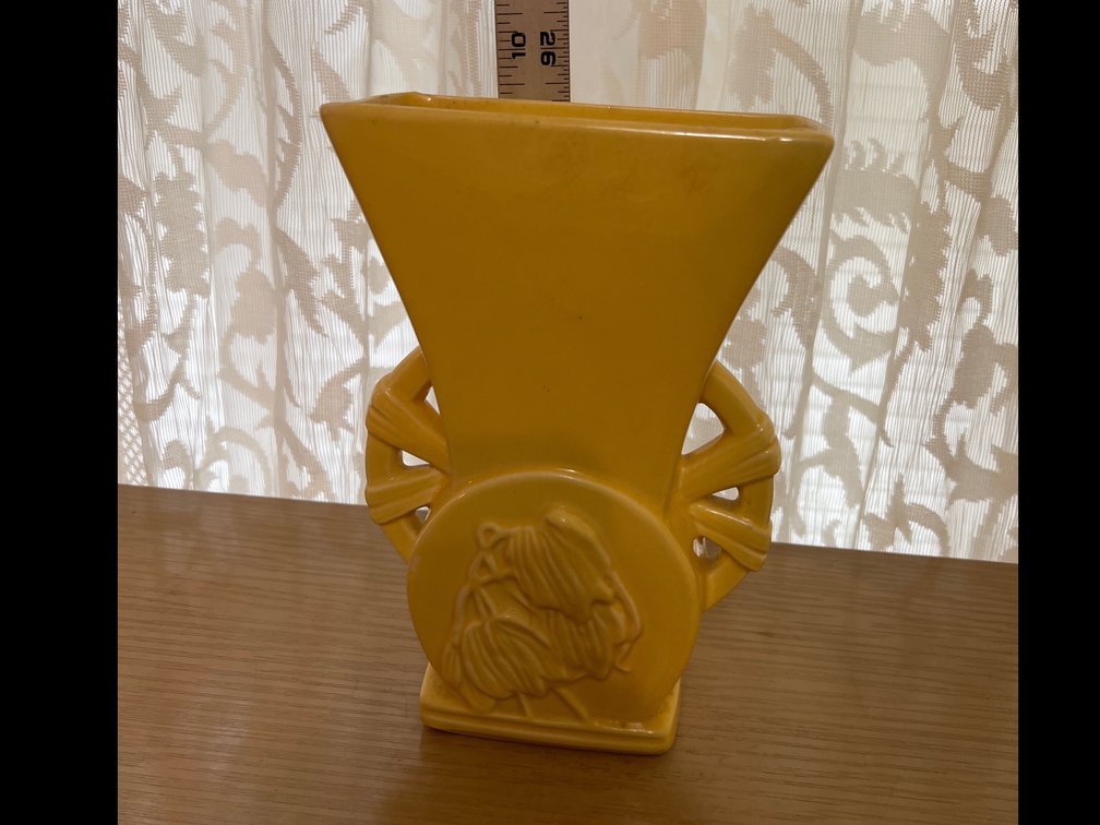 Yellow McCoy Vase 