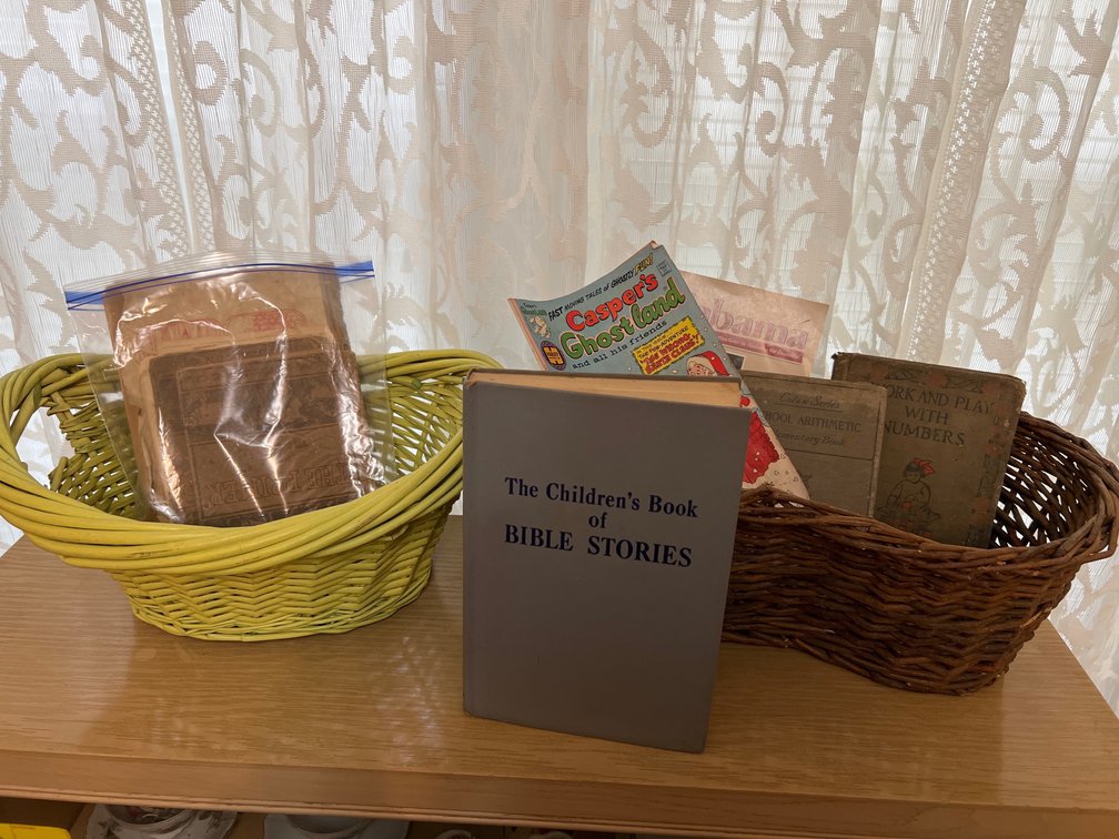 2 Baskets With Books 