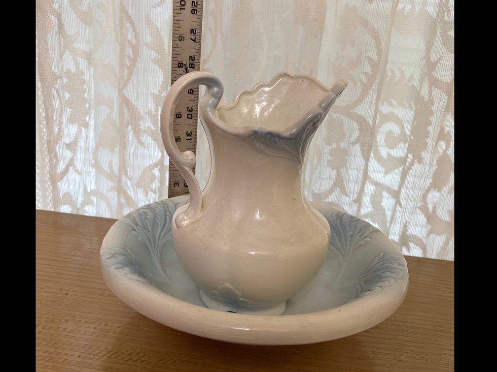 Vintage Water Basin and Pitcher Set
