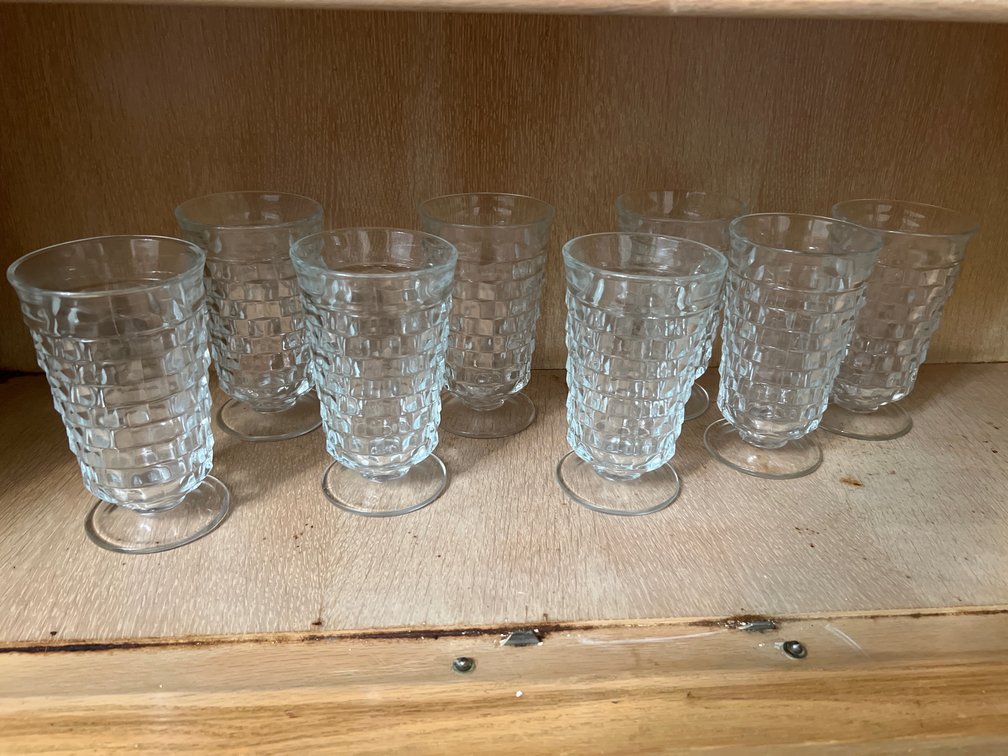 Vintage Fostoria Water Glasses 