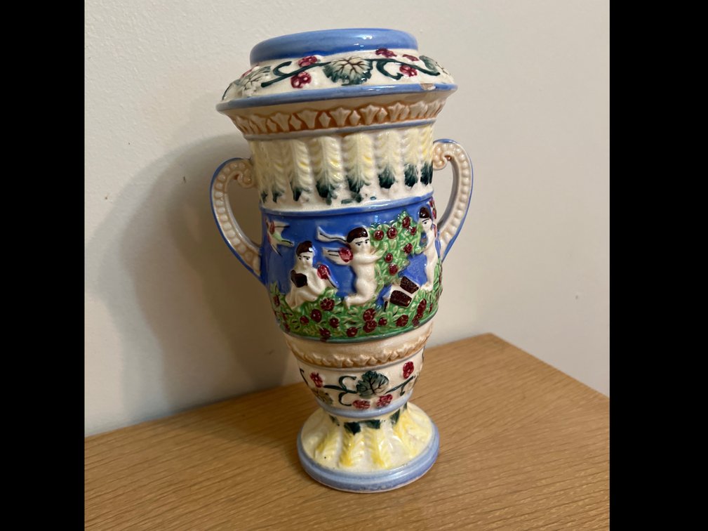 Japanese Majolica Vase