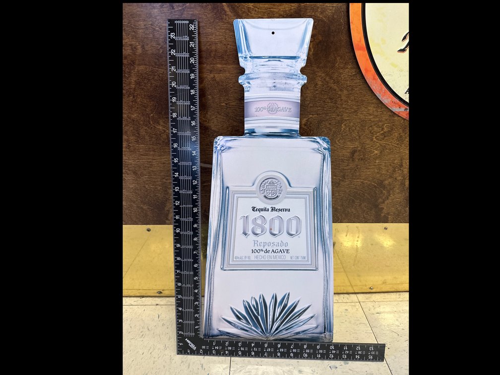 Metal 1800 Tequila Sign 