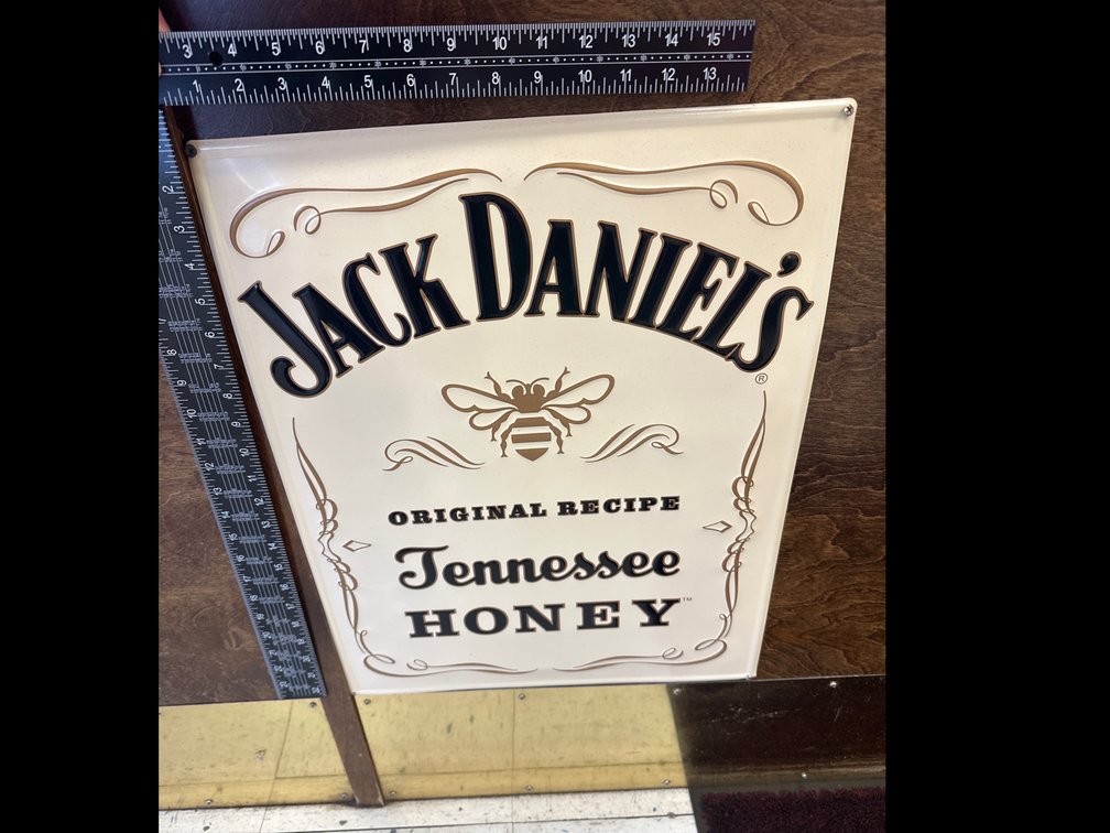 Metal Jack Daniels Sign 