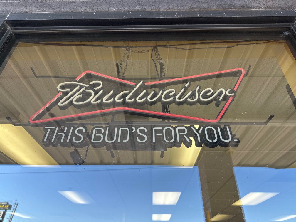 Budweiser Sign Does Not Work  