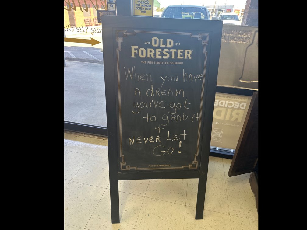 Double Sided Chalk Board Easel