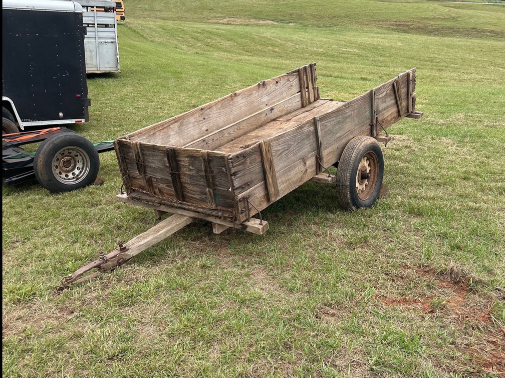10ft x 4ft Single Axle Wooden Trailer