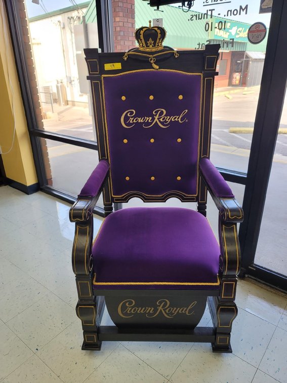 Crown Royal Throne Chair