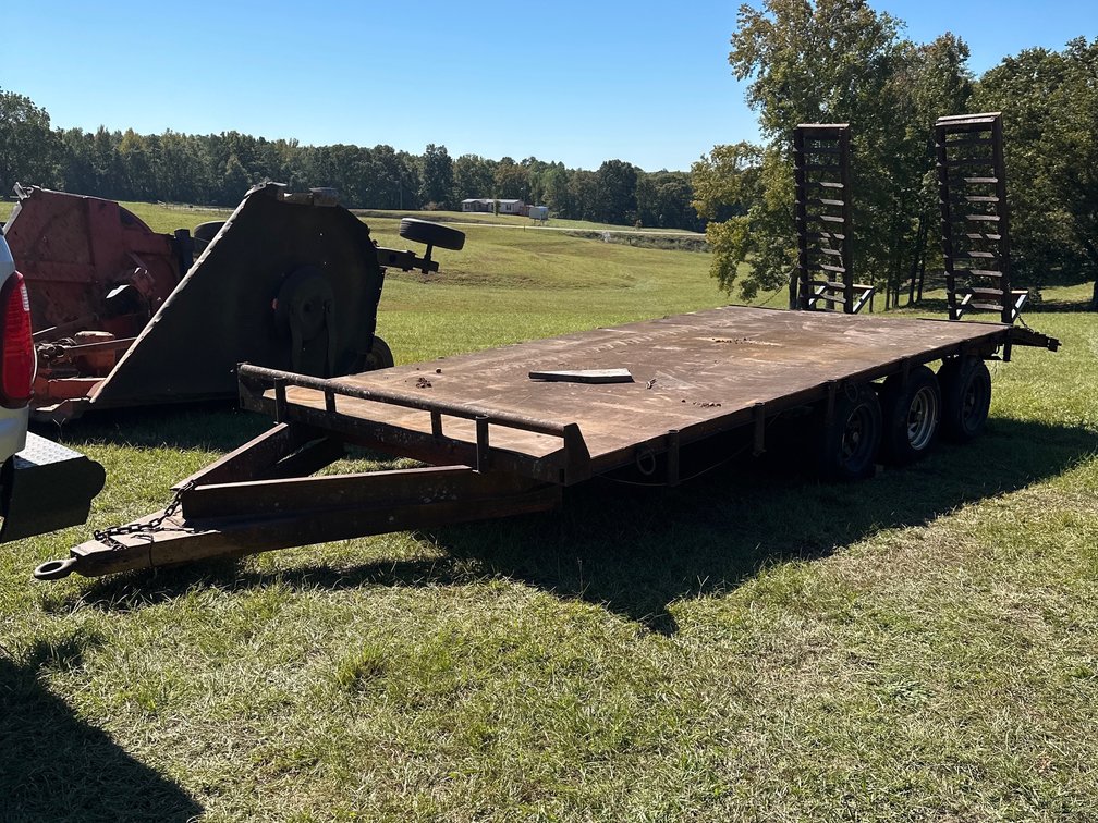 Triaxle Equipment Trailer 19ft x 8ft