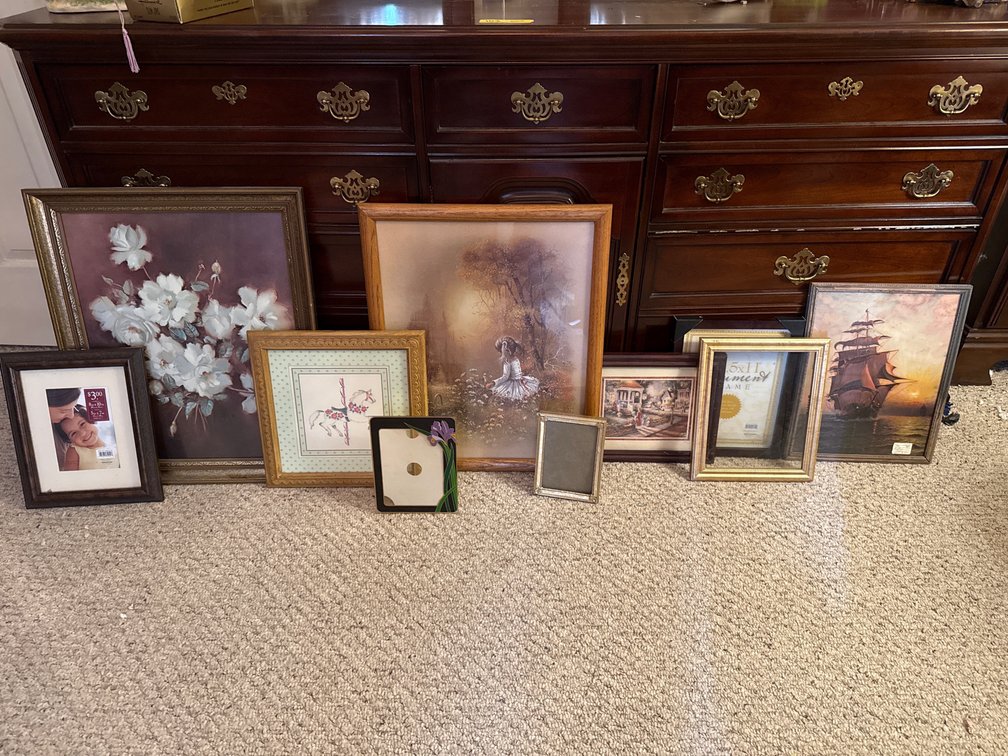 10 Misc Vintage Pictures & Frames