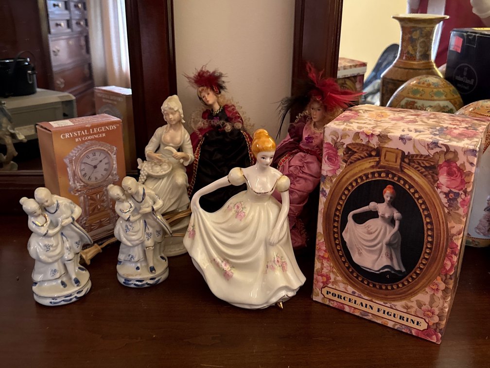Porcelain Figurine and Other Figurines 