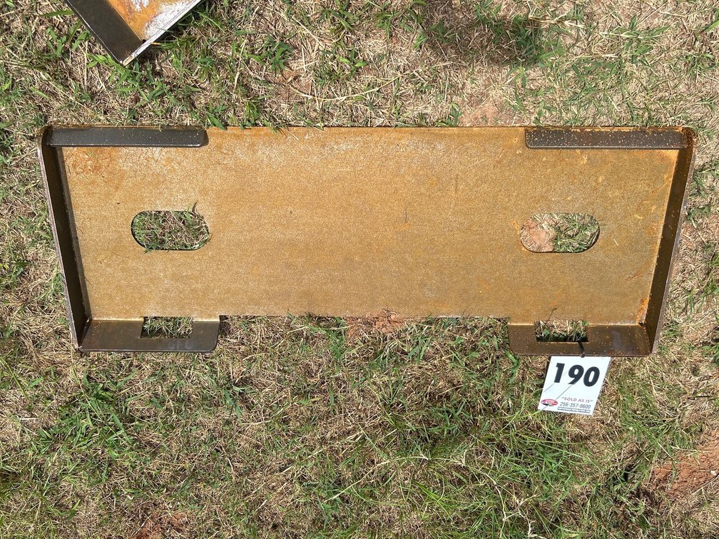 Skid Steer Mounting Plate