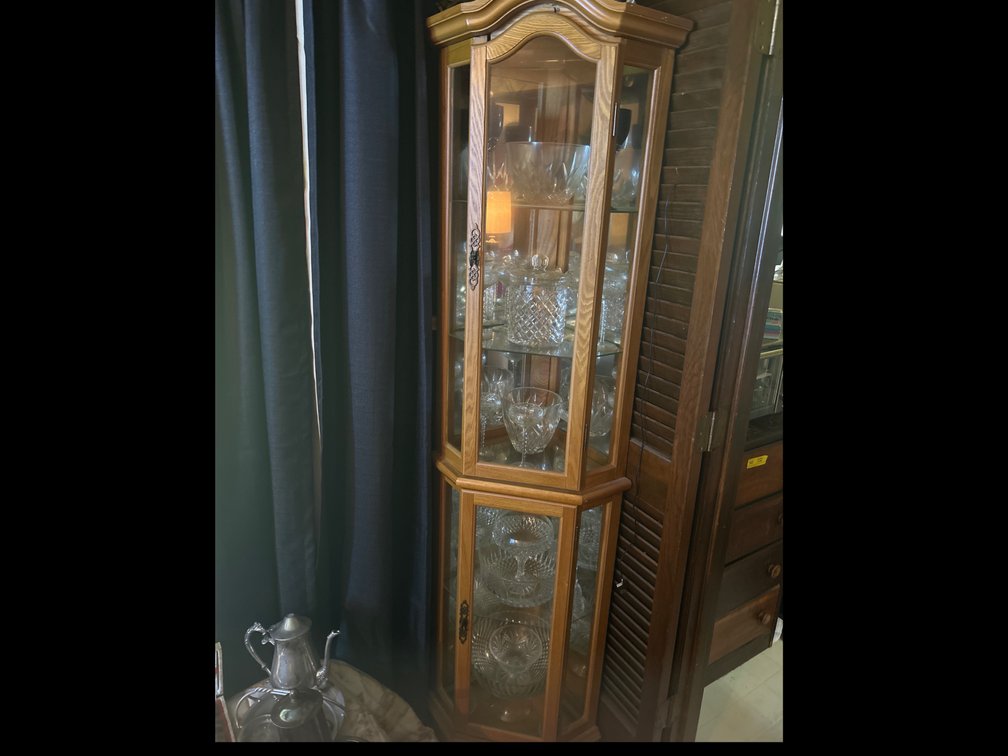 Tall Lighted Display Case
