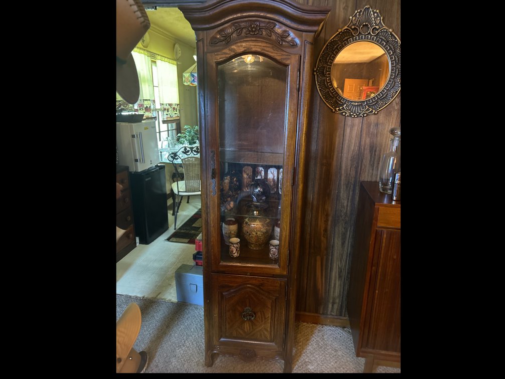 Tall display cabinet 