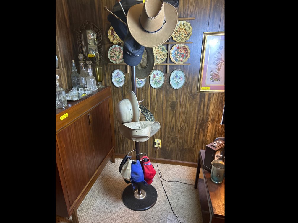 Coat/Hat Rack - with Hats