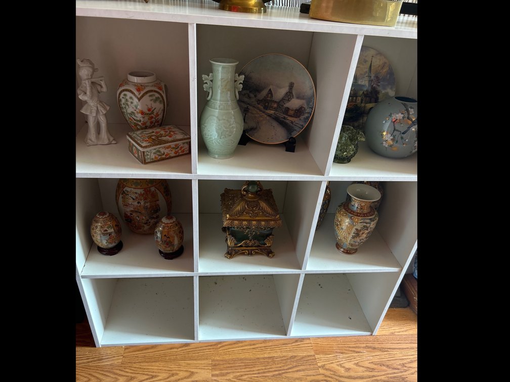White Cube Shelf WITH Contents 