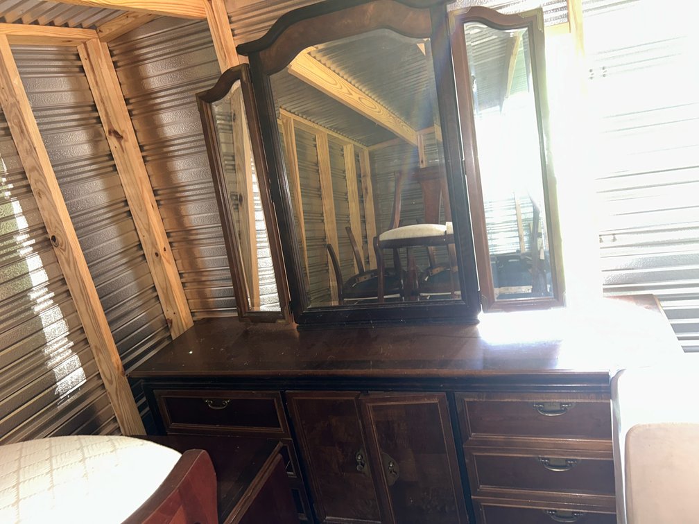 Dresser with Separate Mirror, Night Stand 