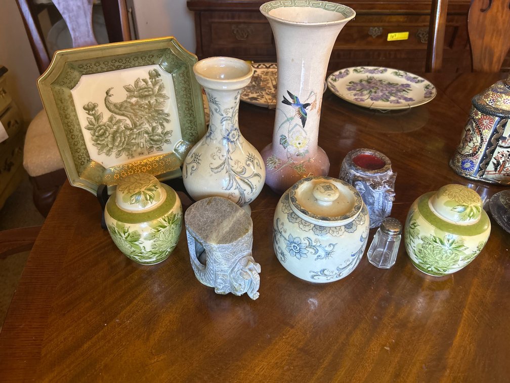 Vases, Canisters, Etc.