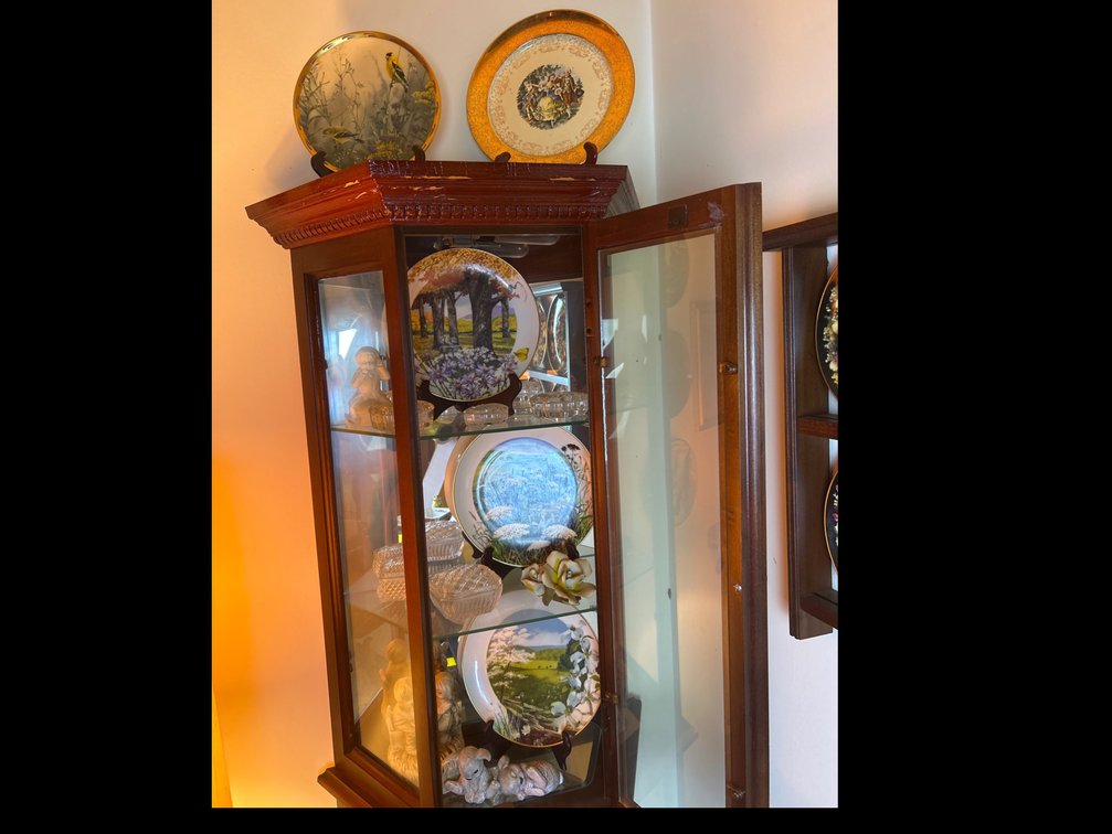 Decorative Plates and Small Glass Containers