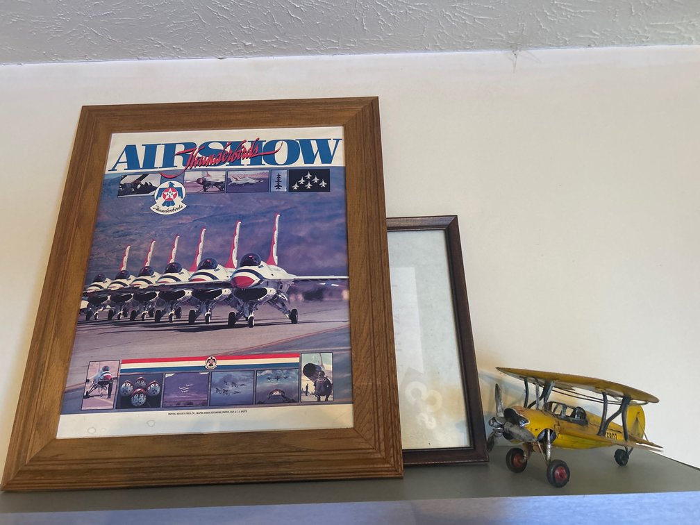 Toy Airplane and Picture 