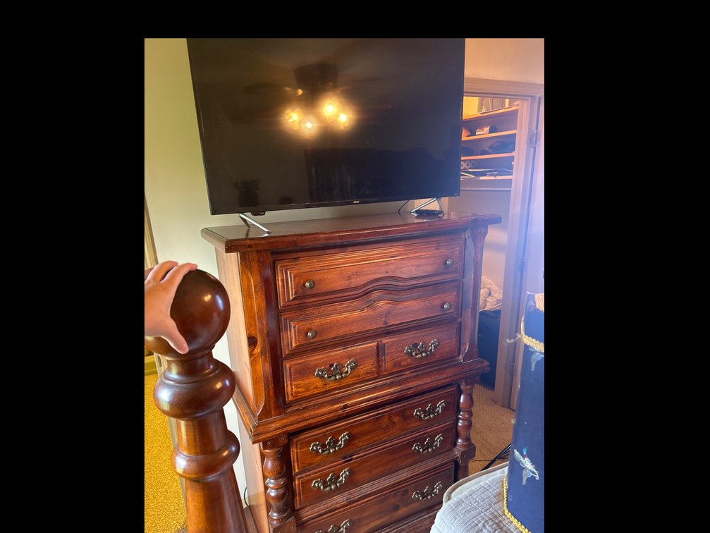 Large Dresser with TV