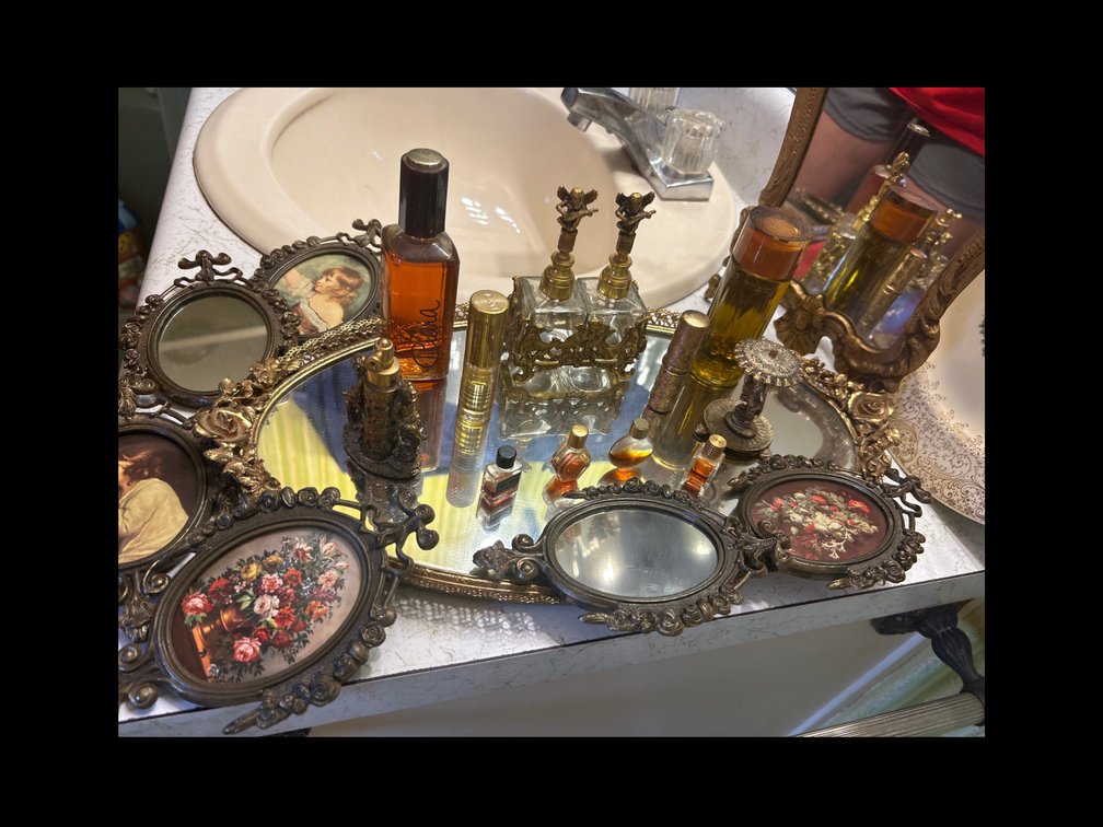 Vintage Perfume, Mirrors, Etc. 
