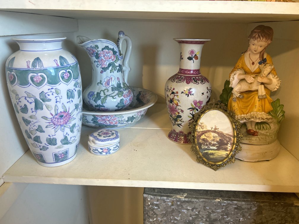 Vintage Vase, Pitcher, Figurine
