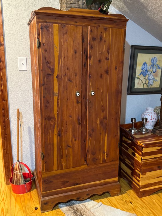 Cedar Wardrobe Cabinet