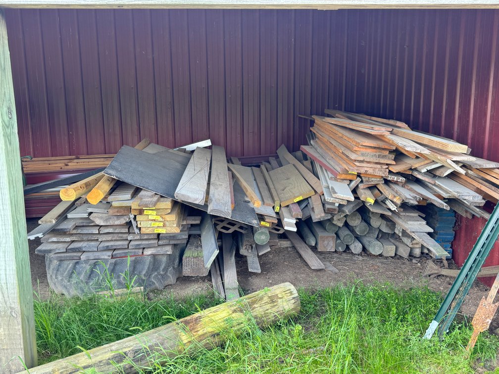 Large lot of Lumber. Posts & Misc.