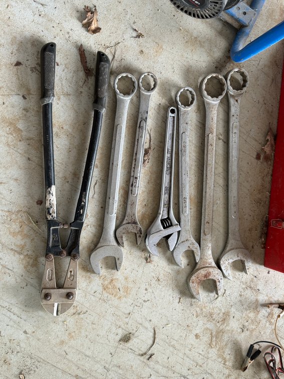 Wrench Set & Bolt Cutters