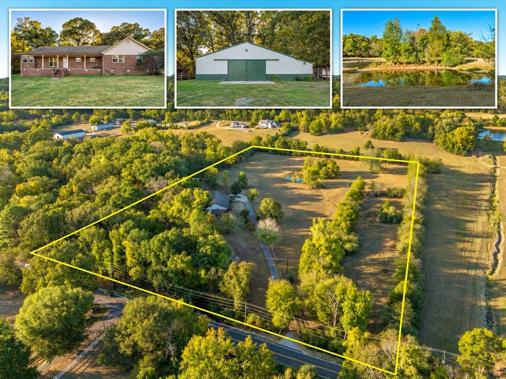 2,400± SF, 3BR/ 2BA Brick Home on 10± Acres ~ 13710 Lawson Road, Little Rock, AR 72210