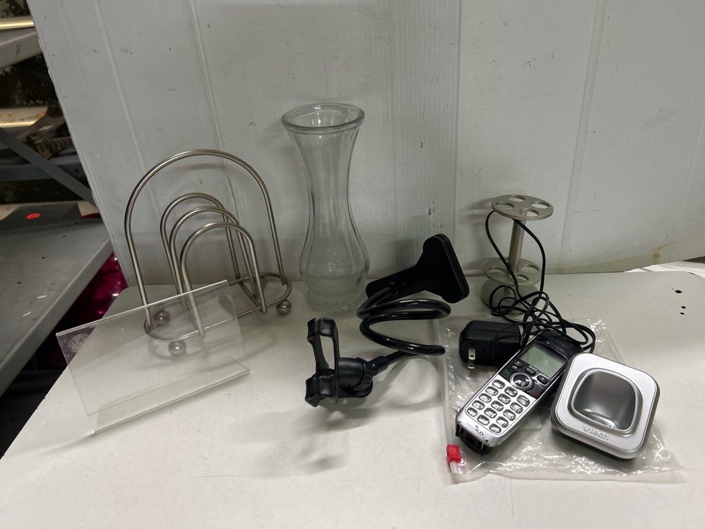Vase, Napkin Holder, Phone Holder+