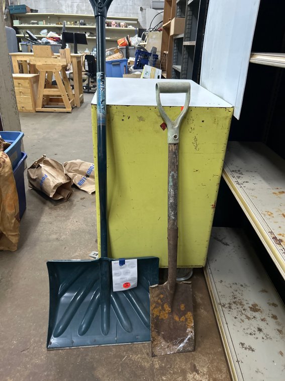 Snow Shovel and Metal Shovel