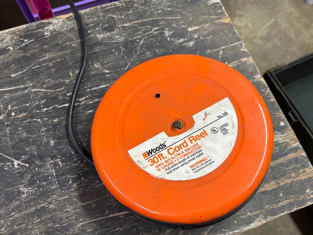 Woods 30ft Cord Reel- Has NO cord inside