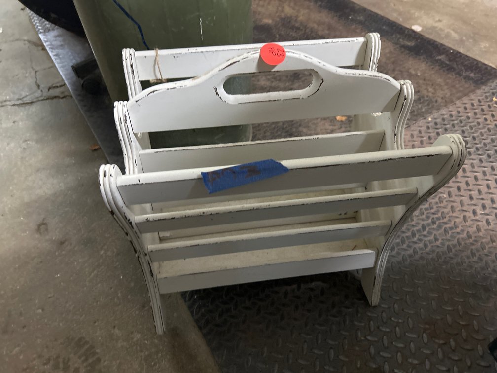 Wood Magazine Rack