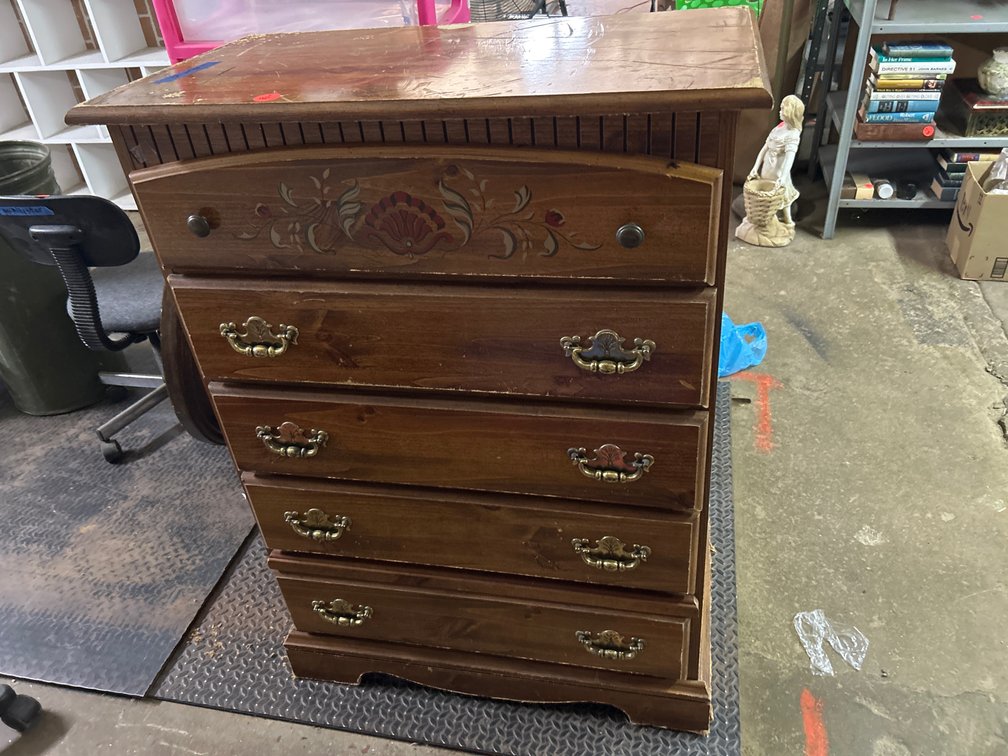 5-Drawer Wood Dresser