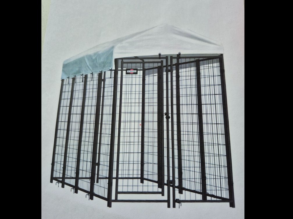 Pet Sentinel metal dog lot/animal enclosure