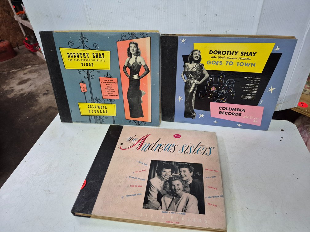 Vtg 78rpm records