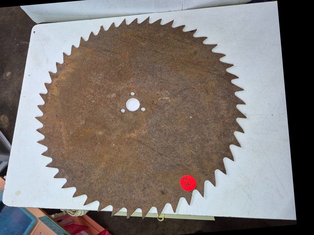 20" diameter sawmill saw blade