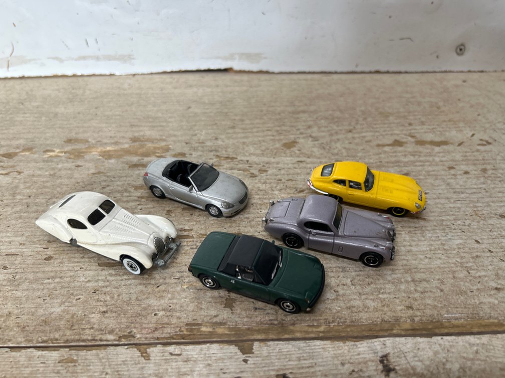 1987 Hot Wheels Talbot Lago, 3 Matchbox Cars