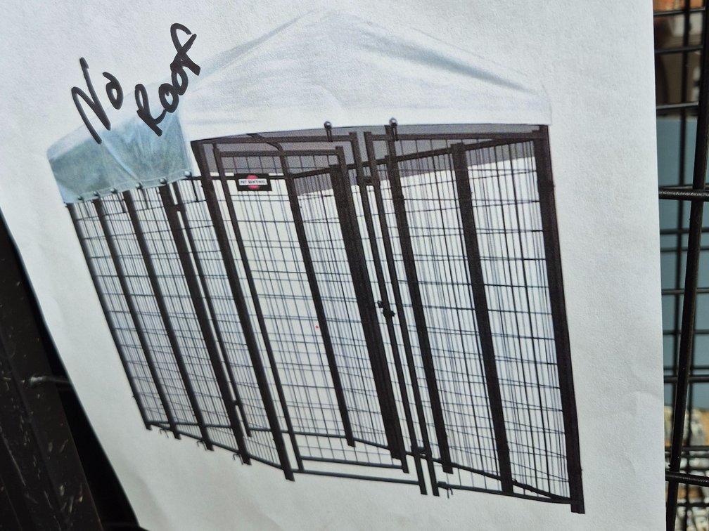 Pet Sentinel metal dog lot/animal enclosure