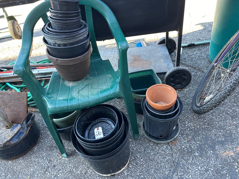 Planters, Plastic Chair