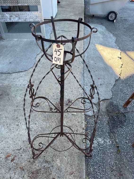 Wrought Iron Plant Stand