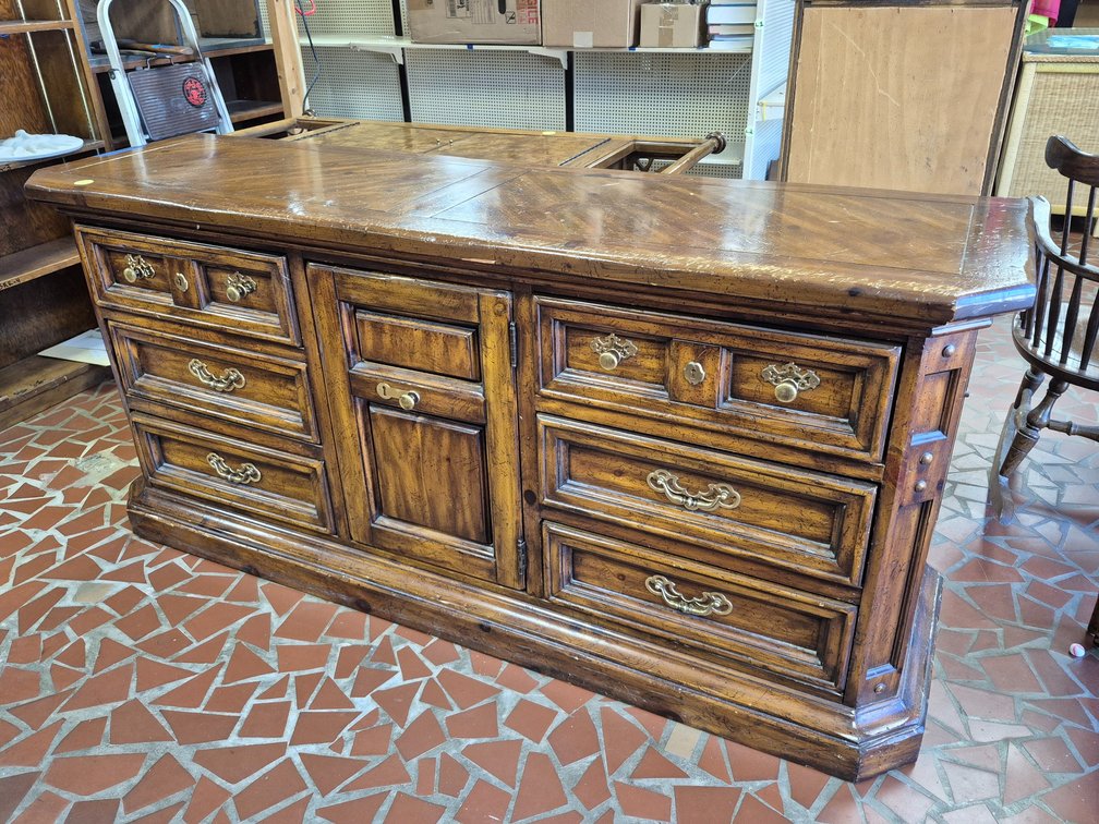 Vtg American of Martinsville wood dresser