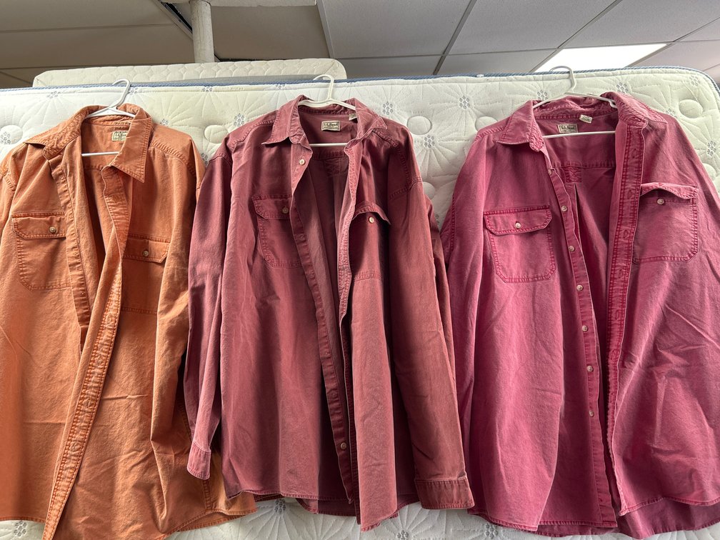 (3) LL Bean Long Sleeve Button-Downs