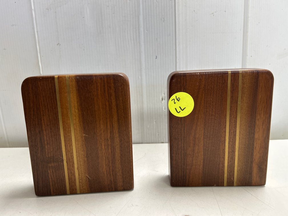 Wood Bookends