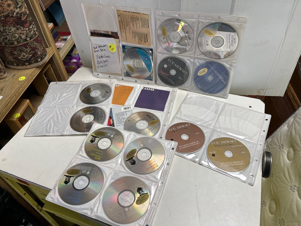 Rod Stewart, Elton John, Marvin Gaye+ CD’s