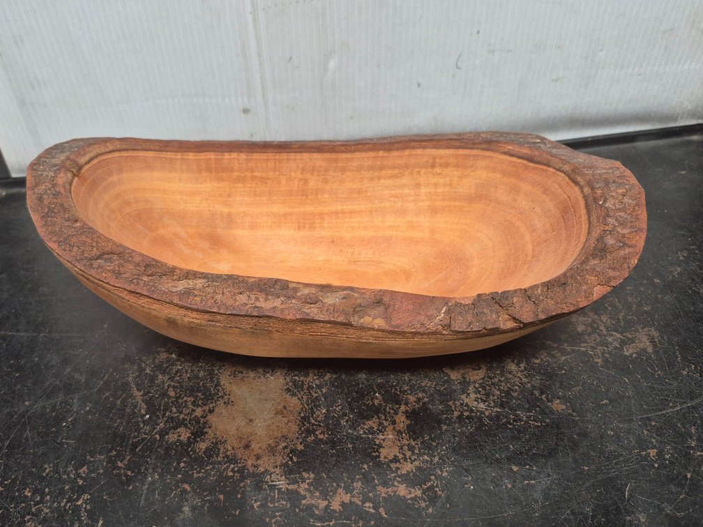 Live edge wooden bowl