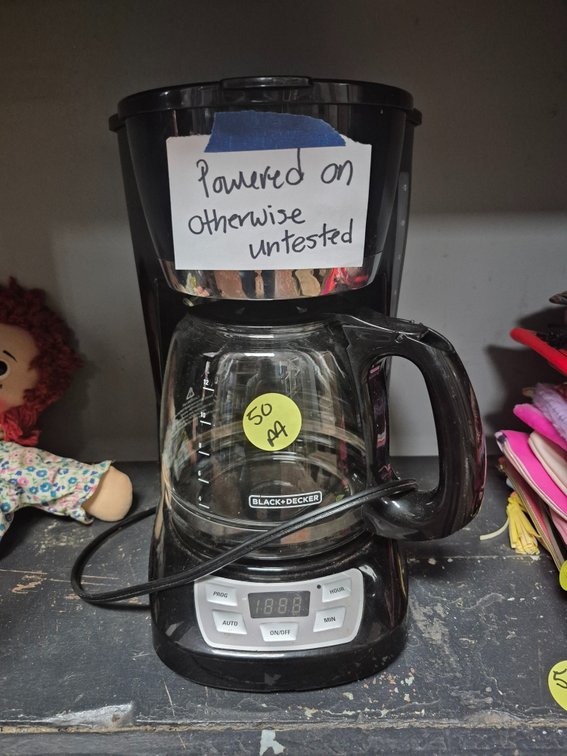 Black & Decker programmable 12 cup coffee maker