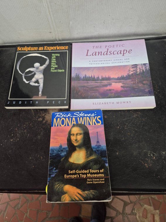 Museum, sculpture and poetic landscape books